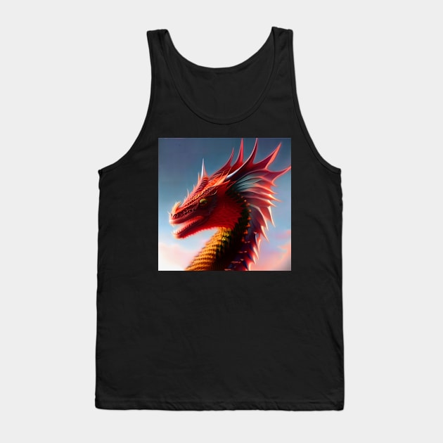 Crystal Dragons Series #17: Jagg Deviation Tank Top by dragynrain